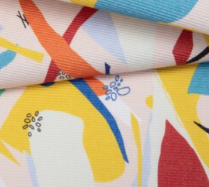 Cotton Twill Fabric Print Full Colour 1.45 x 1m