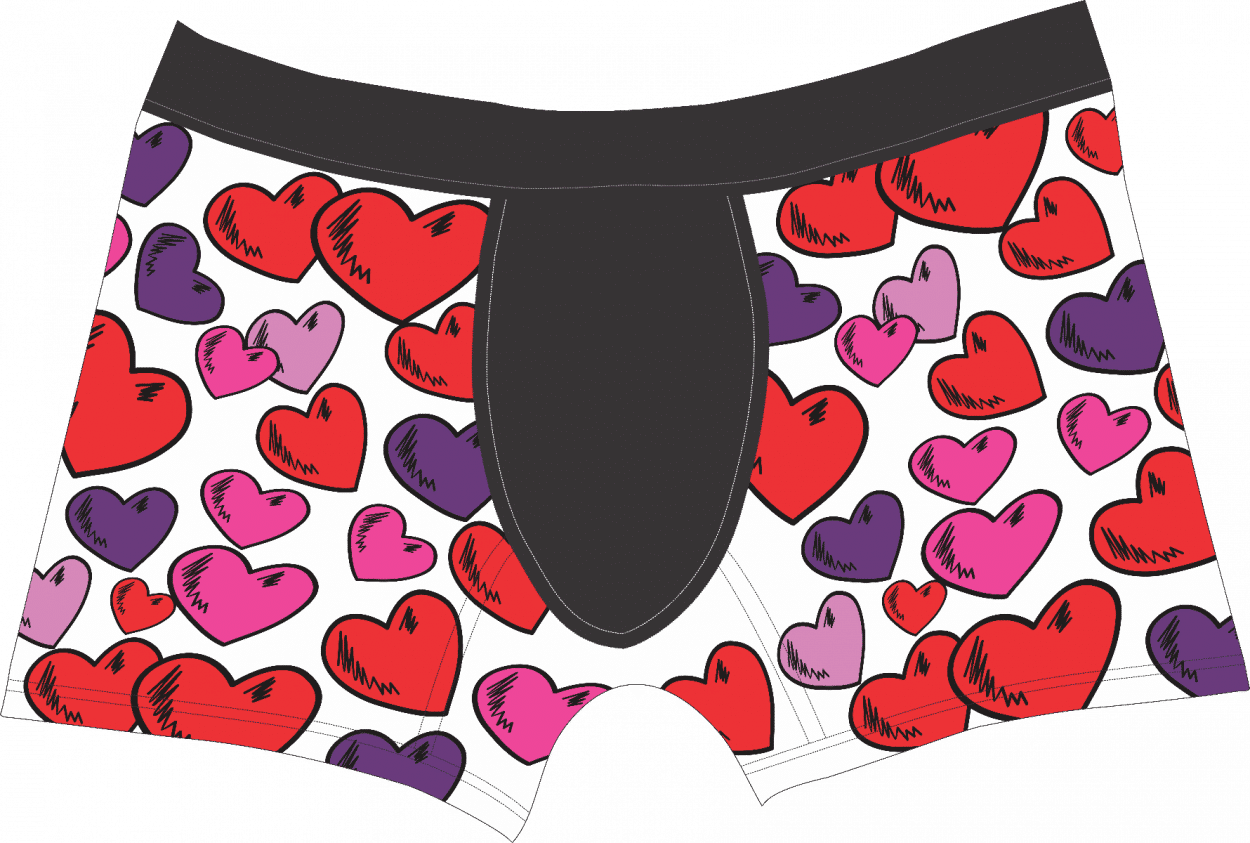 Men’s Briefs Multi Heart piprinters