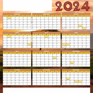 Africa 2024 Personalised Calendar