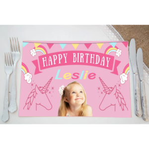 Fully Customisable Paper Place Mat Set of 6