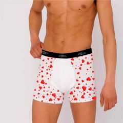 Men's Briefs White Heart