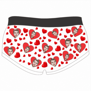 Custom Women's Valentines day Heart Briefs