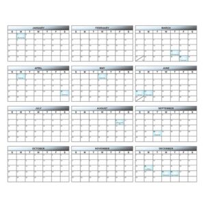 Plain 2024 Personalised Calendar