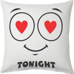 Scatter Cushion 400mm x 400mm Emoji Tonight And Not Tonight